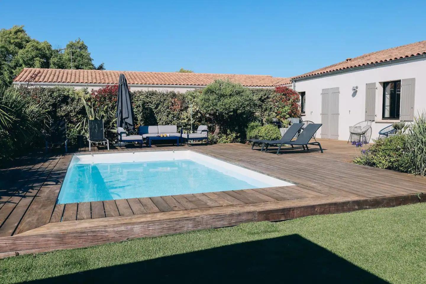 Ღ Le Paradis Bleu • Villa Avec Piscine Chauffee L'Houmeau المظهر الخارجي الصورة