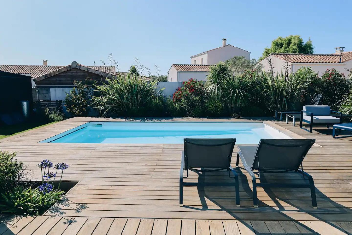 Ღ Le Paradis Bleu • Villa Avec Piscine Chauffee L'Houmeau المظهر الخارجي الصورة