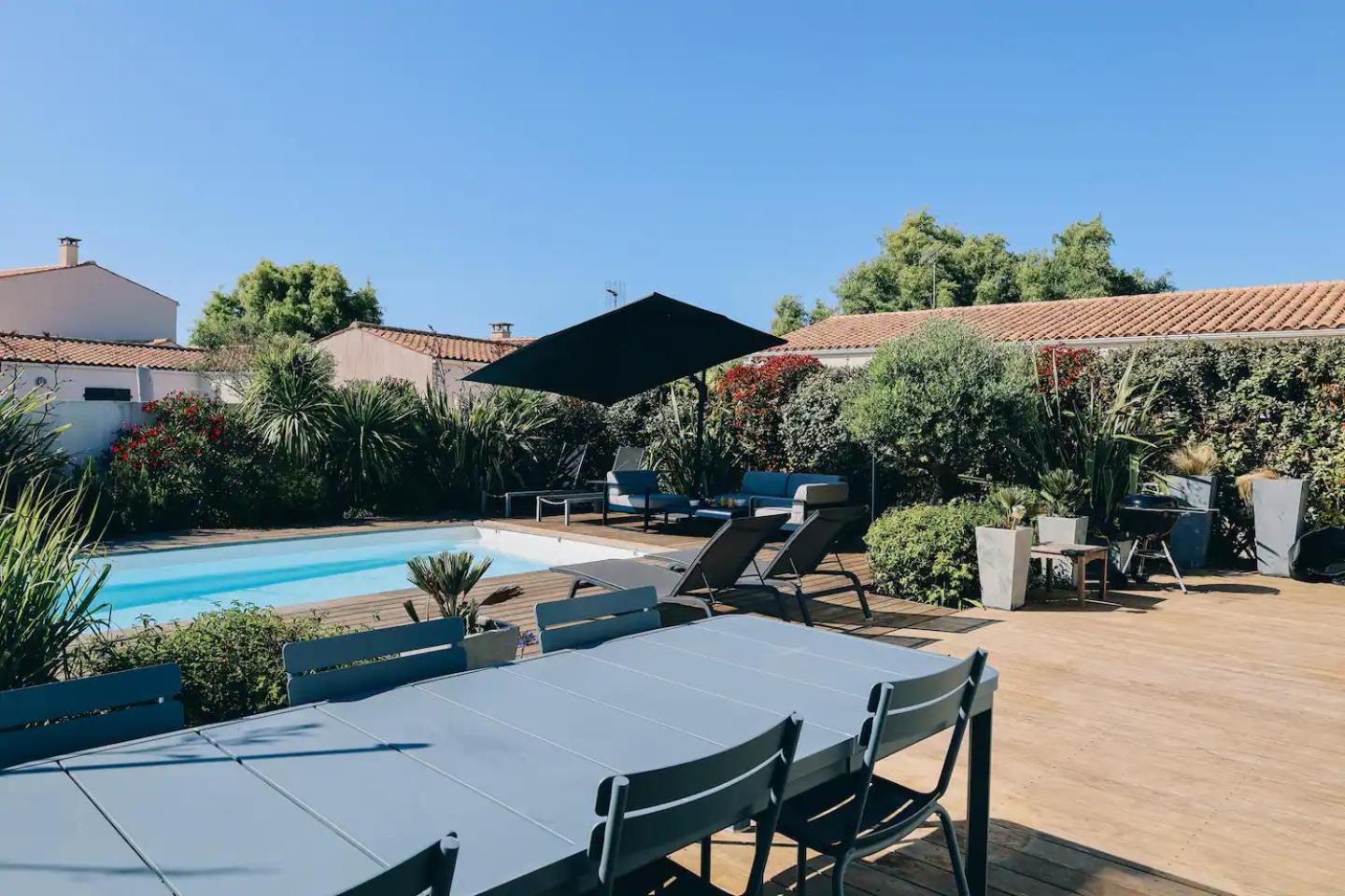 Ღ Le Paradis Bleu • Villa Avec Piscine Chauffee L'Houmeau المظهر الخارجي الصورة