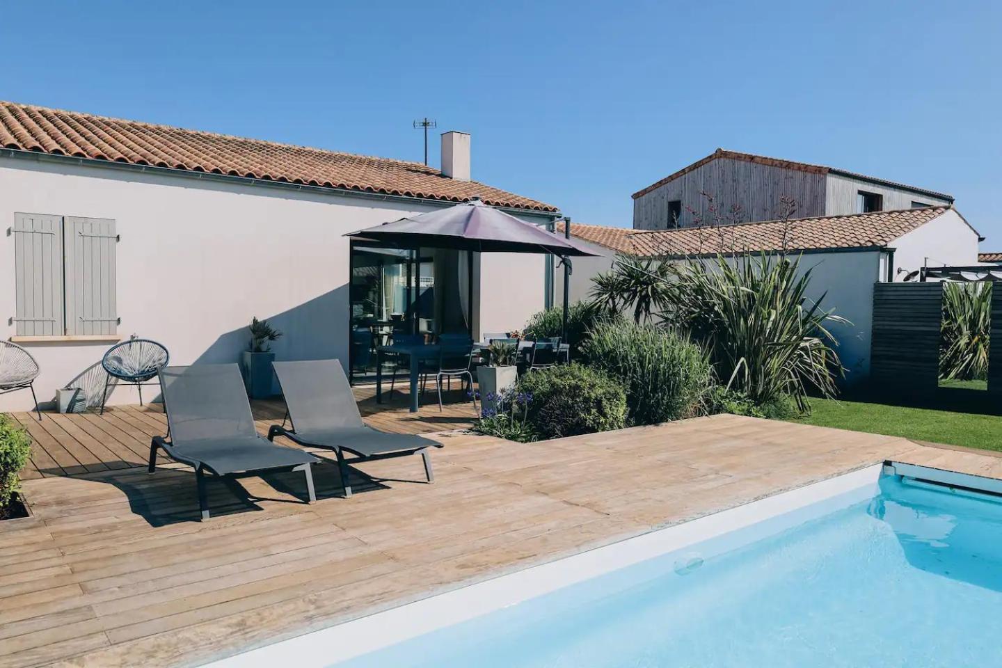 Ღ Le Paradis Bleu • Villa Avec Piscine Chauffee L'Houmeau المظهر الخارجي الصورة