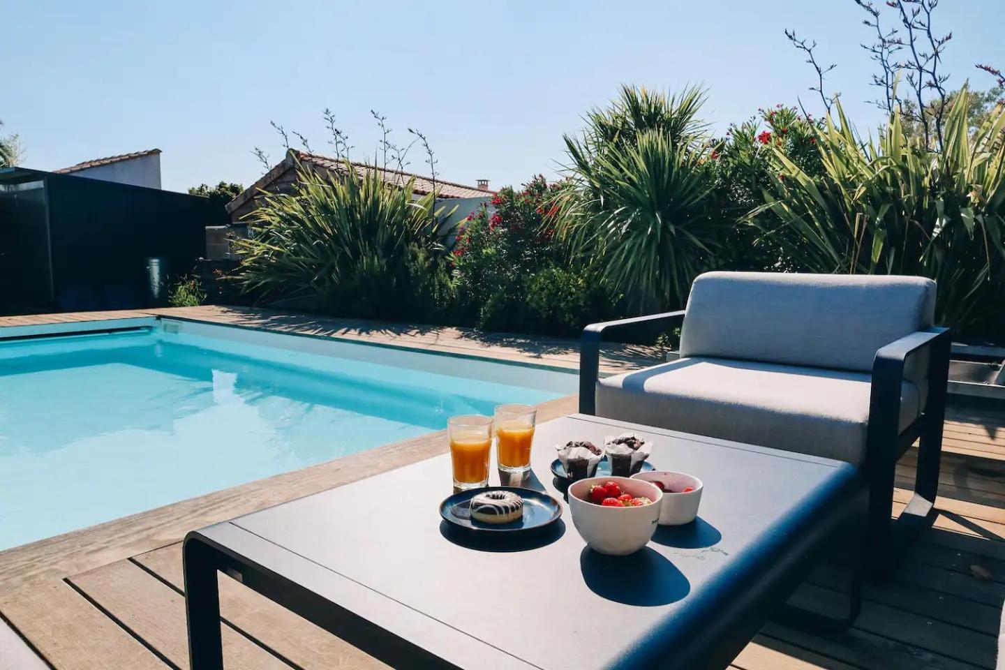 Ღ Le Paradis Bleu • Villa Avec Piscine Chauffee L'Houmeau المظهر الخارجي الصورة