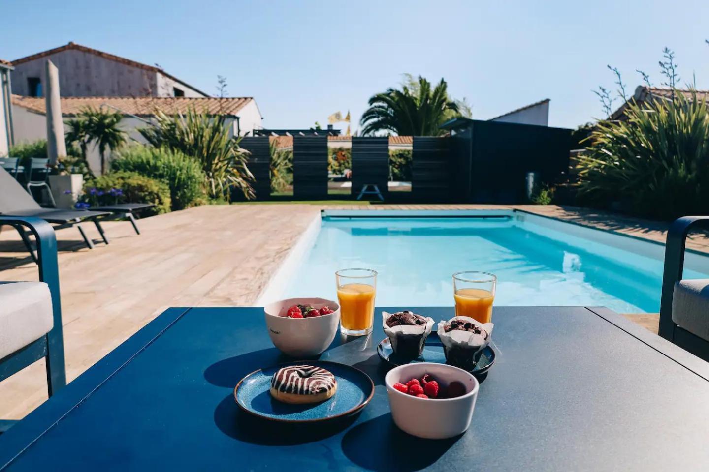 Ღ Le Paradis Bleu • Villa Avec Piscine Chauffee L'Houmeau المظهر الخارجي الصورة